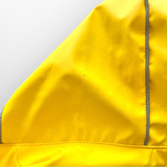 Rain Jacket Reversible Hooded Jacket Yellow XL - Picture 11 of 11